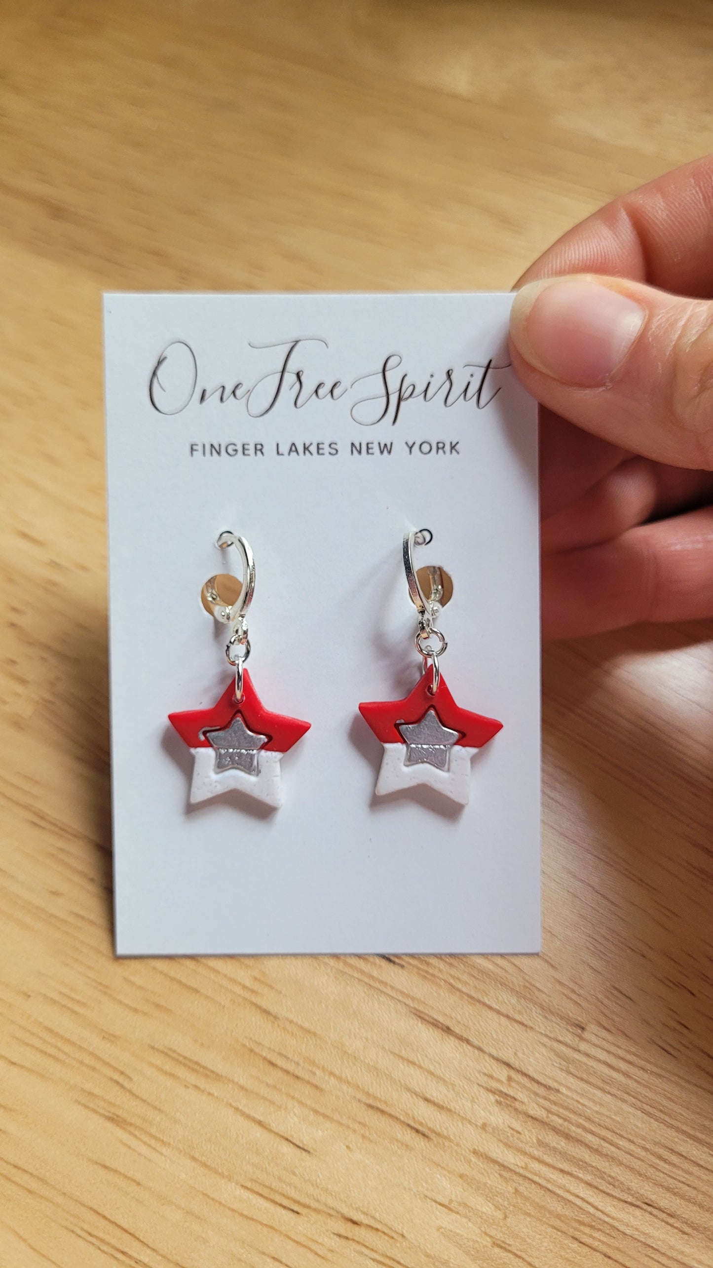 Red Star Dangle