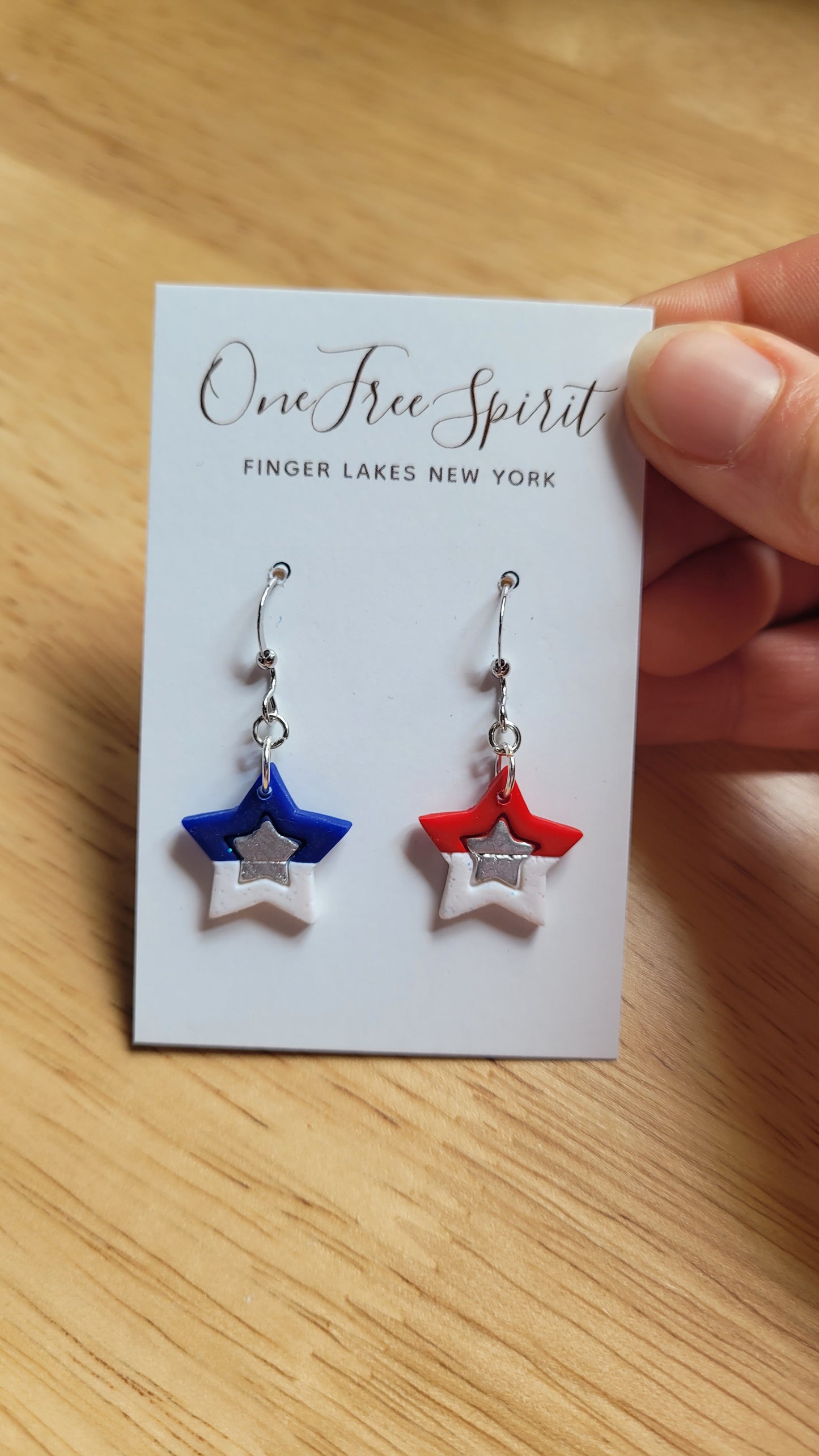 Patriotic Star Dangle
