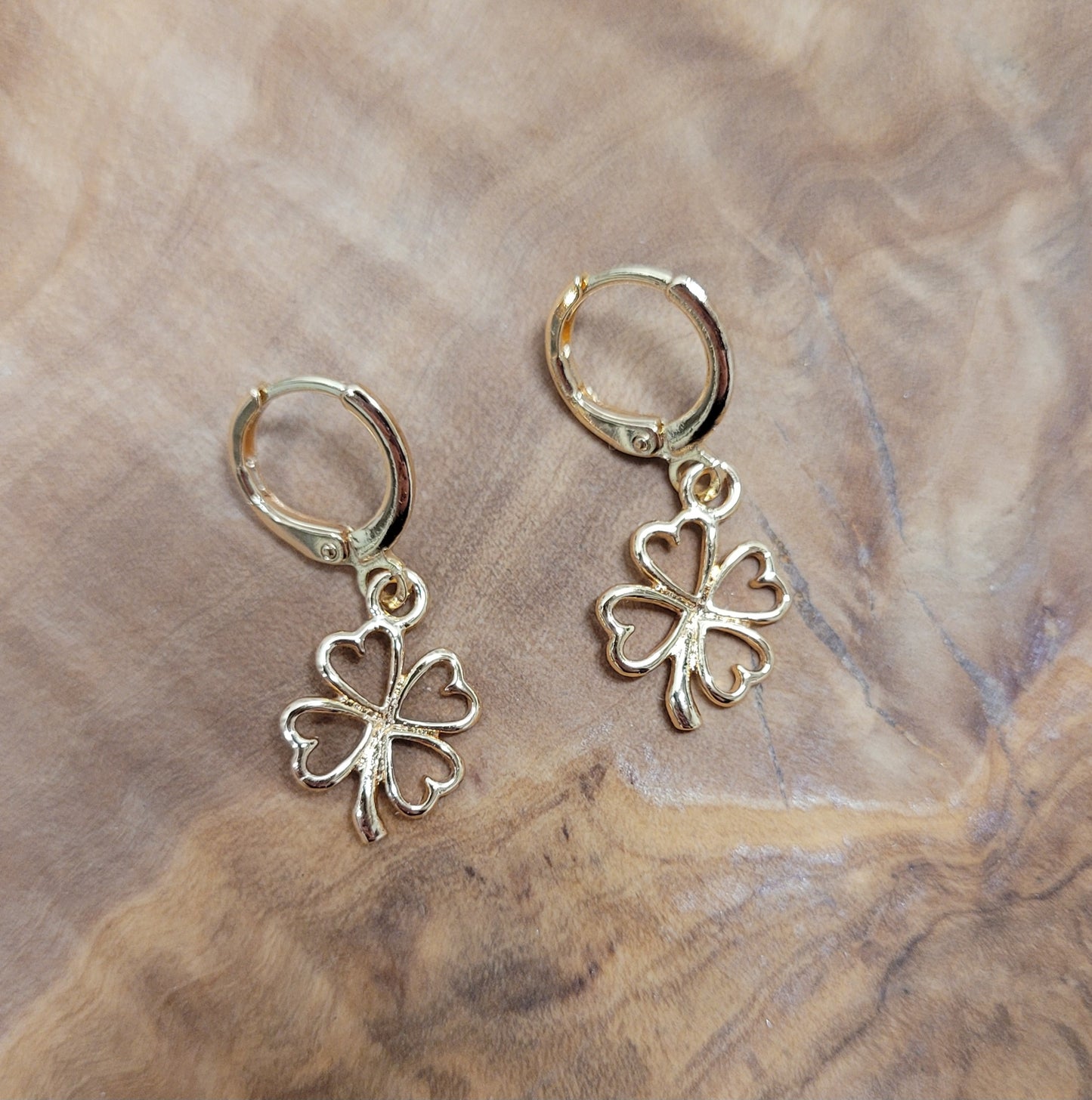Shamrocks ☘️ (Huggie Hoops)