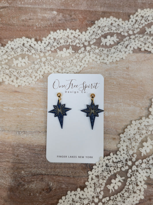 Christmas Star Earring