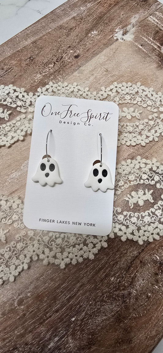Ghostie dangles (hoop)