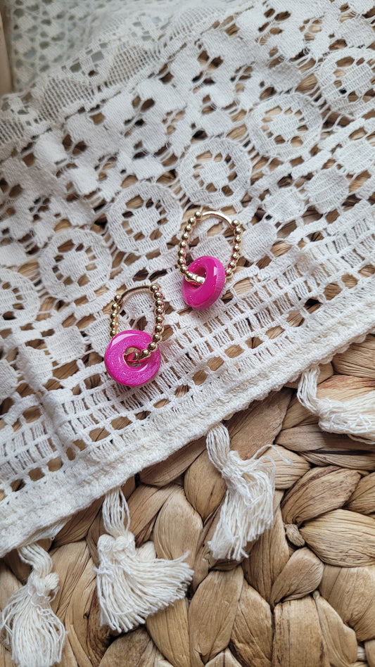 Versa Hoop Minis- Barbie Pink