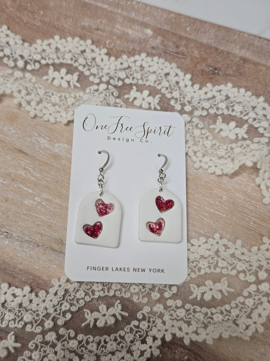 Heart Arch Earrings