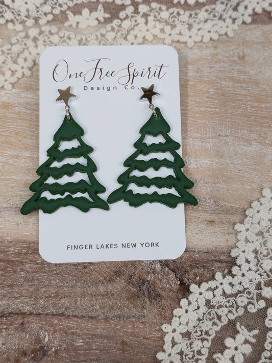 Oh, Christmas Tree Earrings