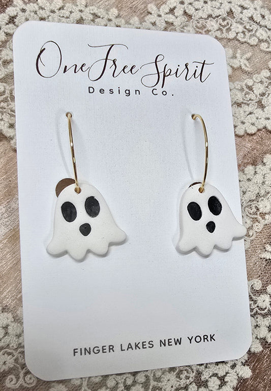 Ghostie dangles (hoop)