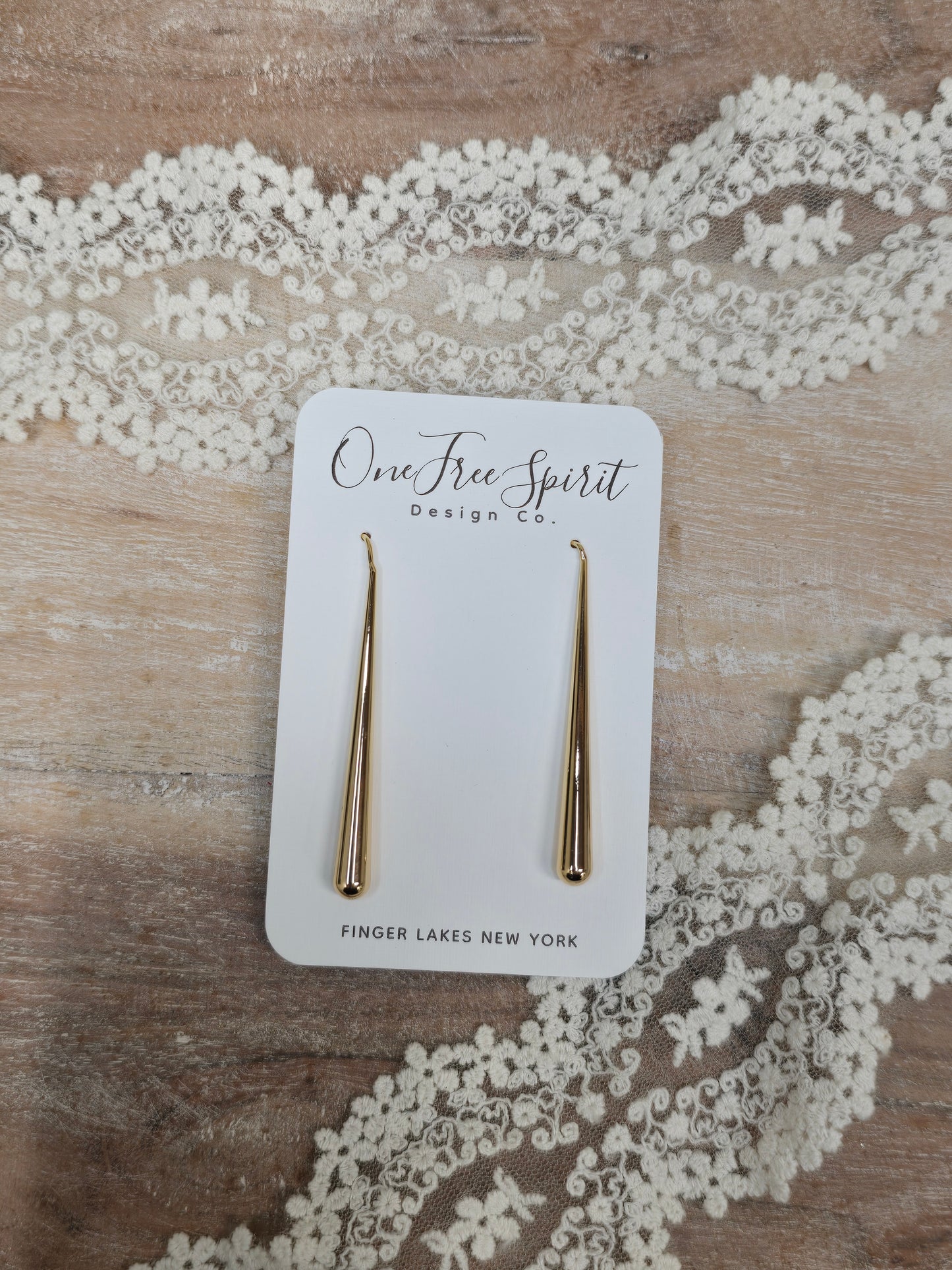 Lux drop earrings