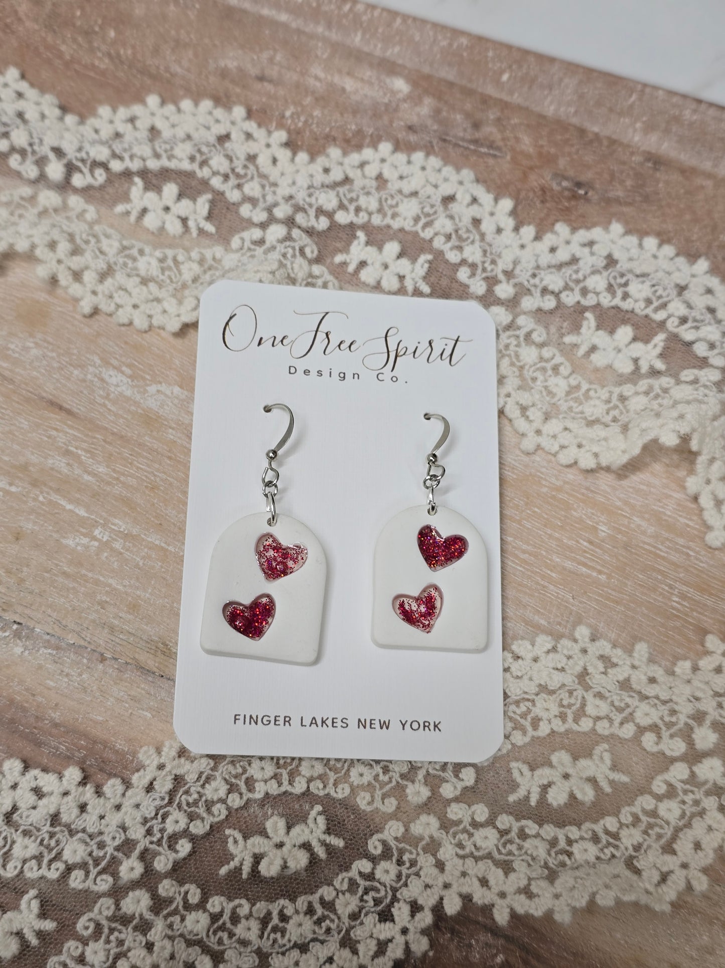 Heart Arch Earrings