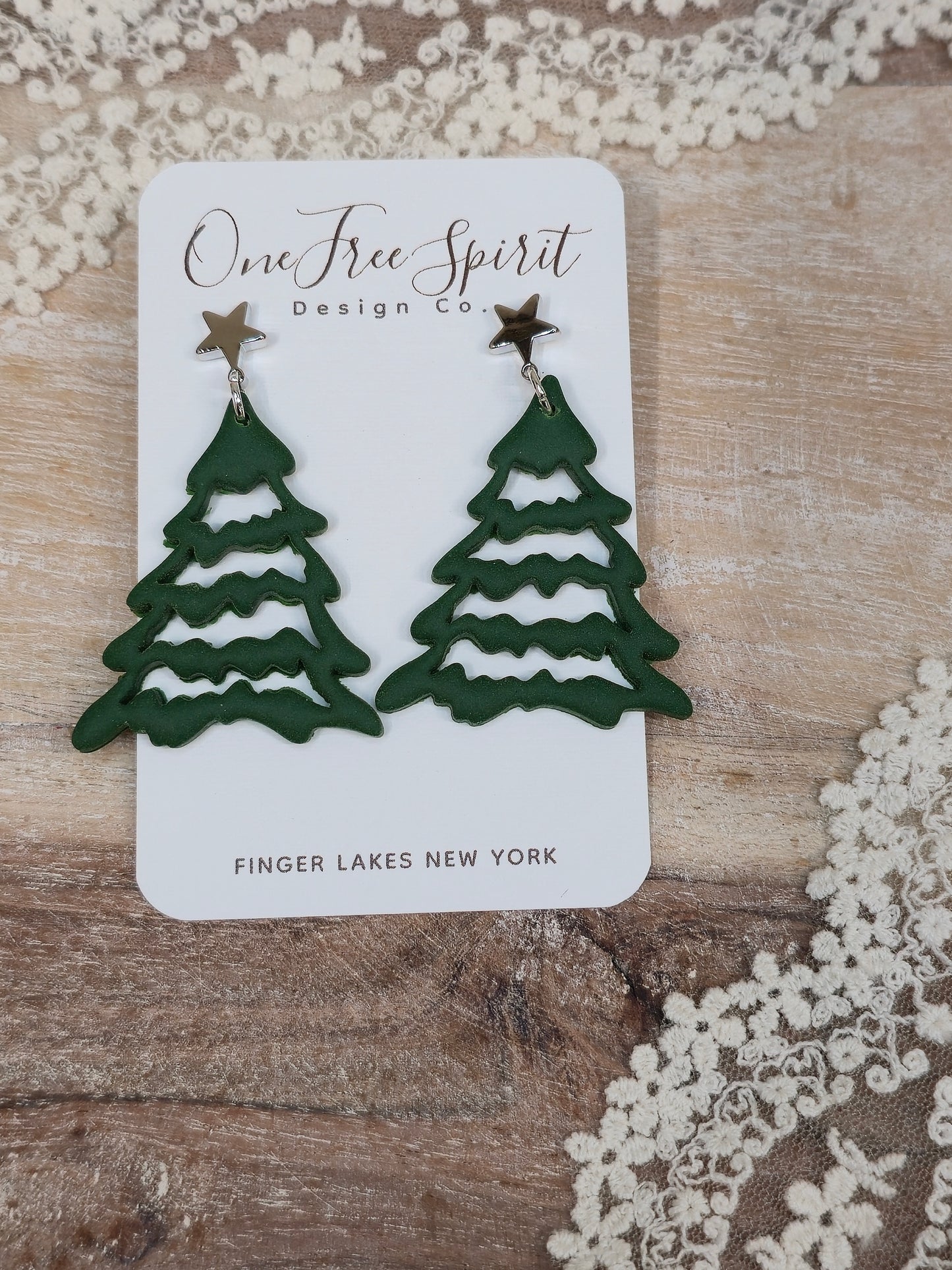 Oh, Christmas Tree Earrings