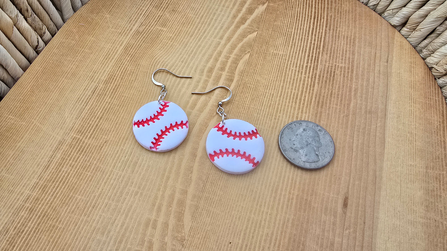 Baseball earrings (large)