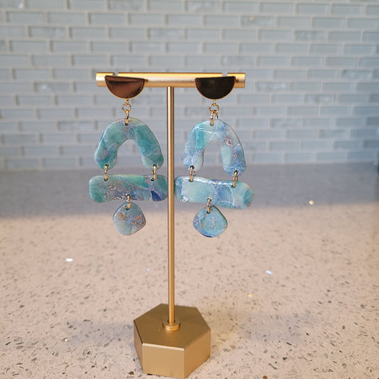 Abstract Blue Dangles